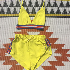 UNWORN*** Neon Yellow Matching Set